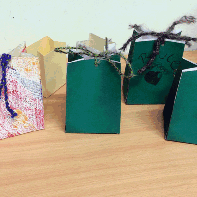 Lebenskunde Geschenktüten Recycling