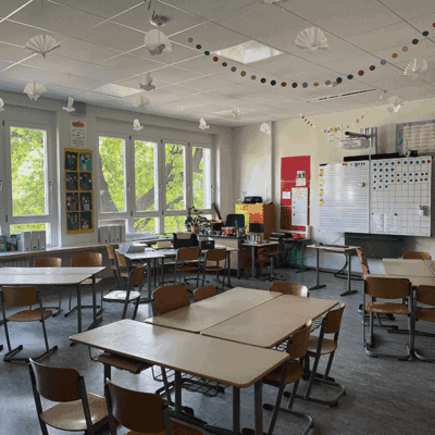 Nehring-Grundschule Neubau Klassenraum